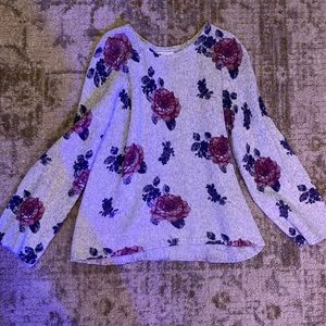 Lucky Brand Floral Sweater